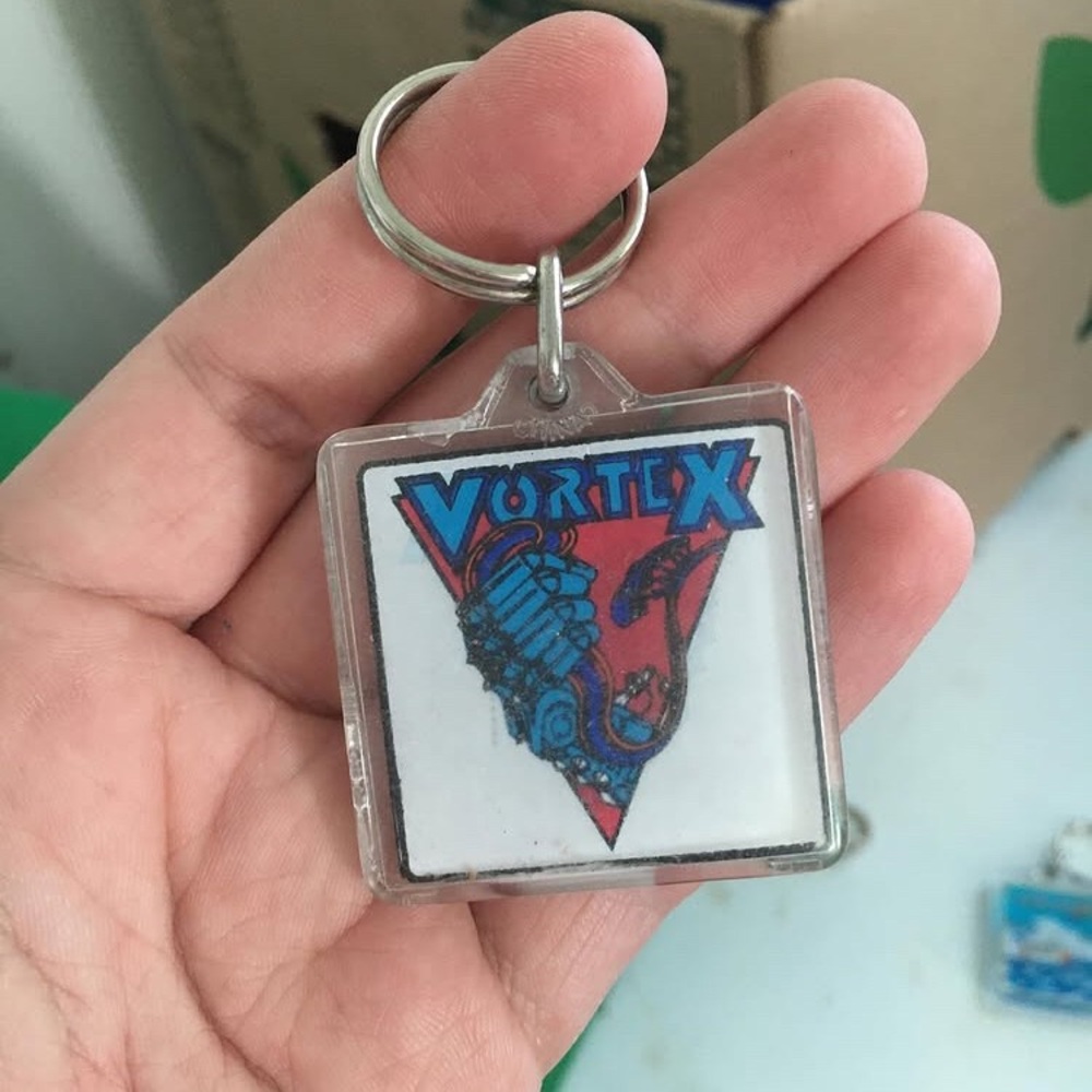 Vintage V O R T E X keychain